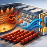 Absorción acústica en auditorios: qué exige