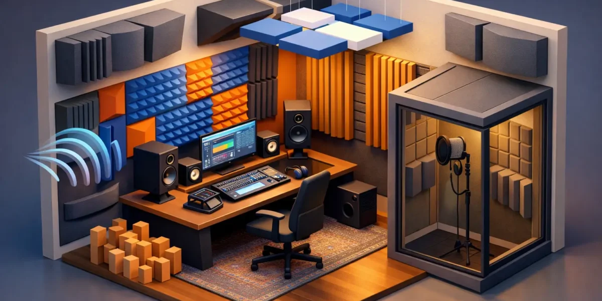 Acondicionamiento acústico para estudio de grabación