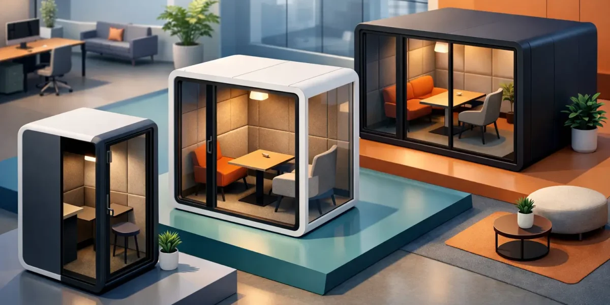 Cabinas acústicas modulares para espacios exigentes