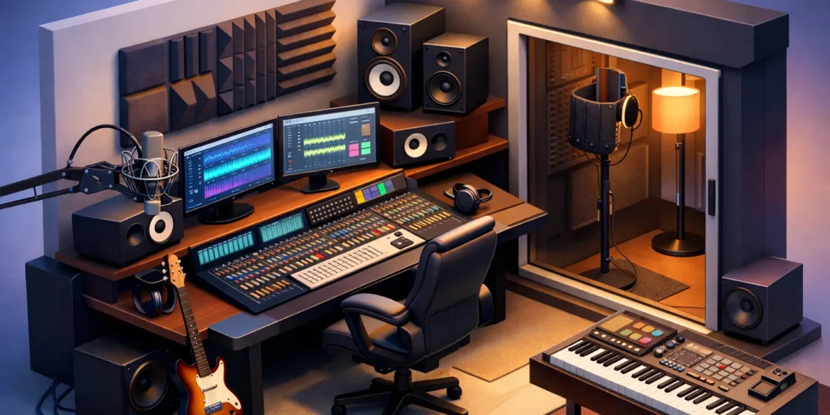 Cómo diseñar un estudio de grabación profesional