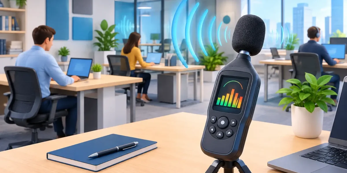Cómo medir ruido en oficinas con precisión