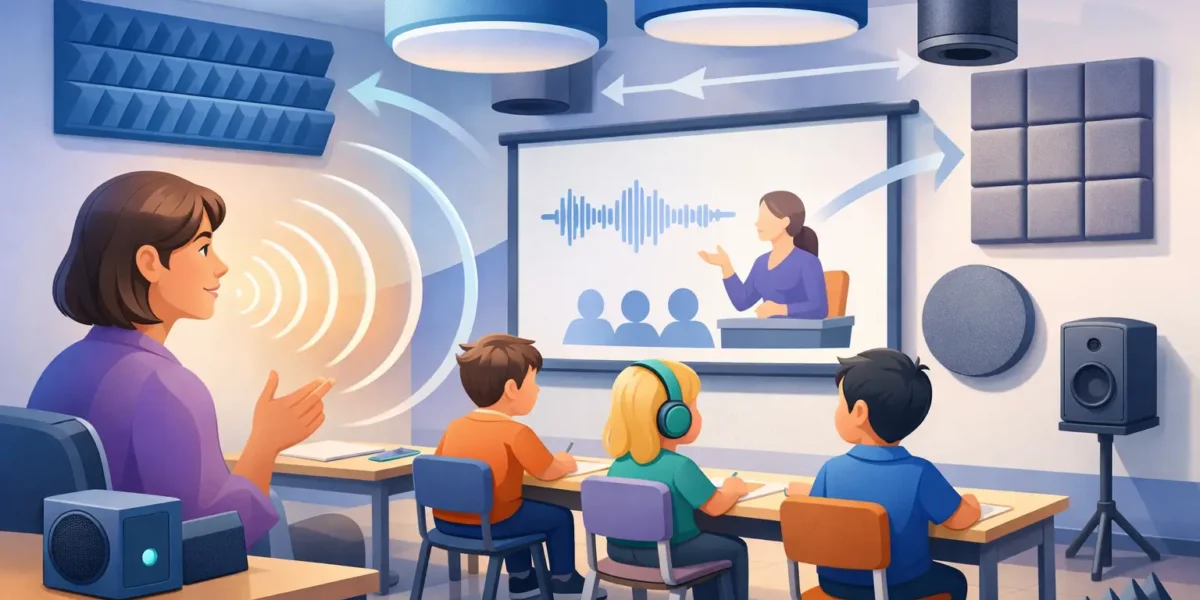 Cómo mejorar inteligibilidad del habla en aulas