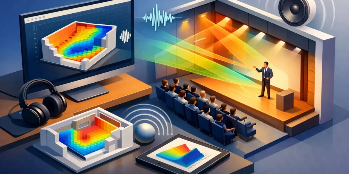 Cuándo conviene una simulación acústica profesional