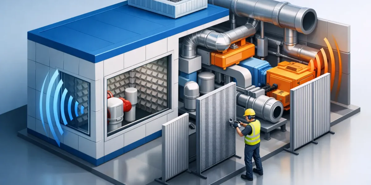 Ejemplo de insonorización industrial real