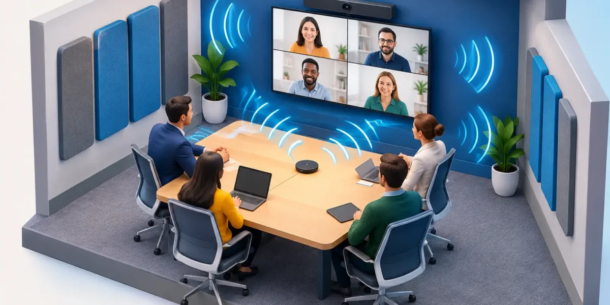 Guía acústica para salas de videoconferencia