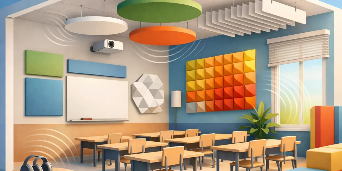 Mejores soluciones acústicas para aulas