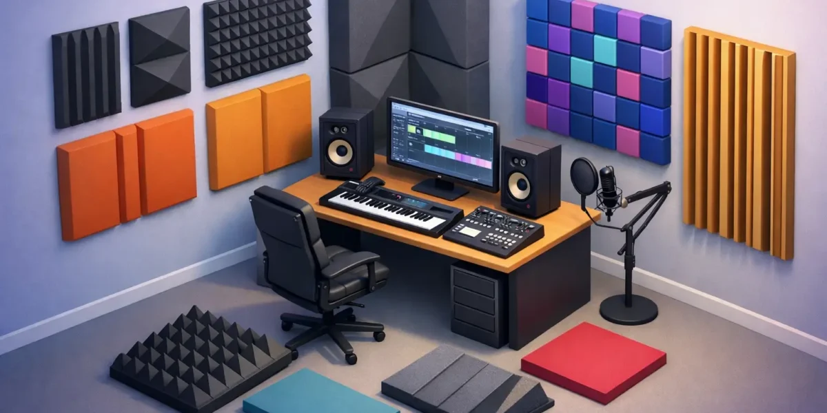 Paneles acústicos para home studio: qué elegir