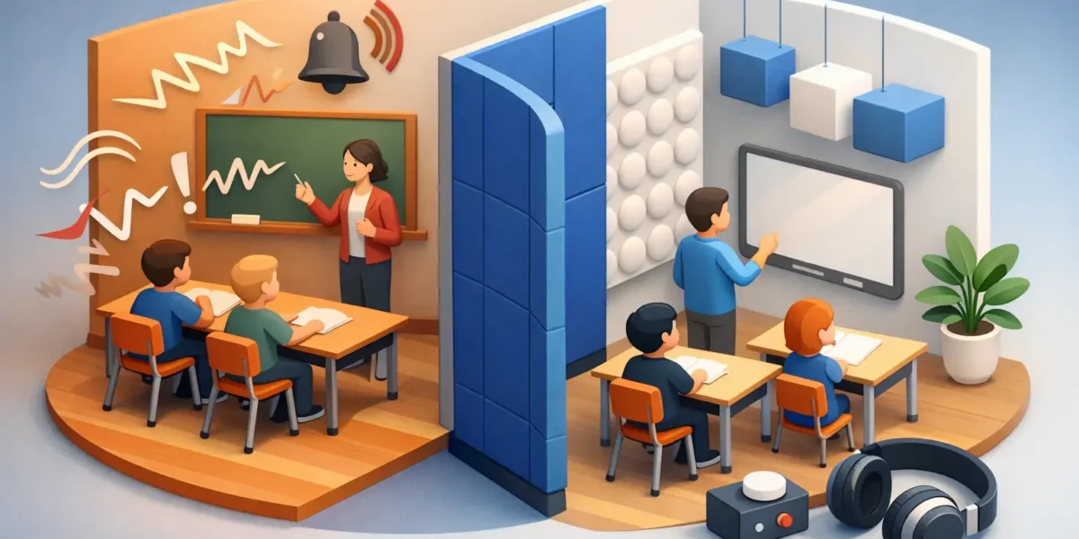 Ruido en aulas: cómo reducirlo bien