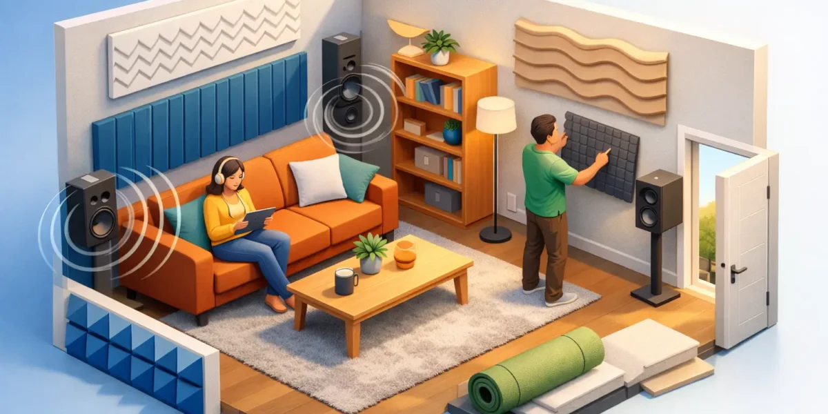 Soluciones acústicas para casa que sí funcionan